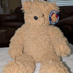 Vermont Teddy Bear 12” Stuffed Bear, New with Tag